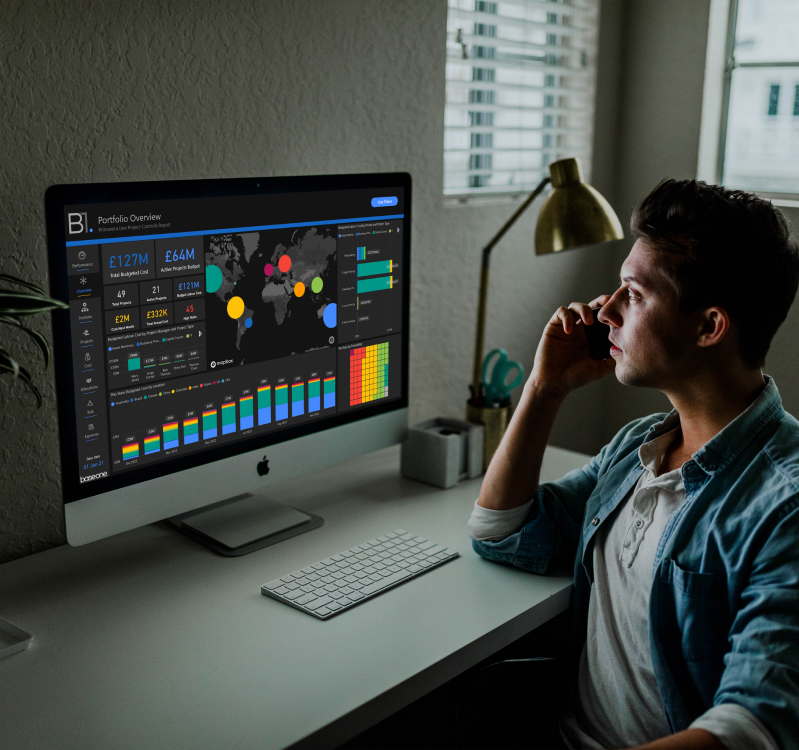 project controls dashboard by CloudPeak.